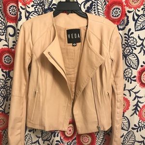 Veda pink leather jacket